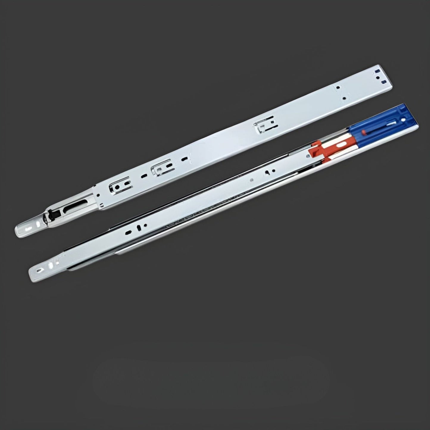 4501FC-03B Soft-closing Full Extension Ball Bearing Slide Drawer Tracks 1-Pair Single spring cushion model