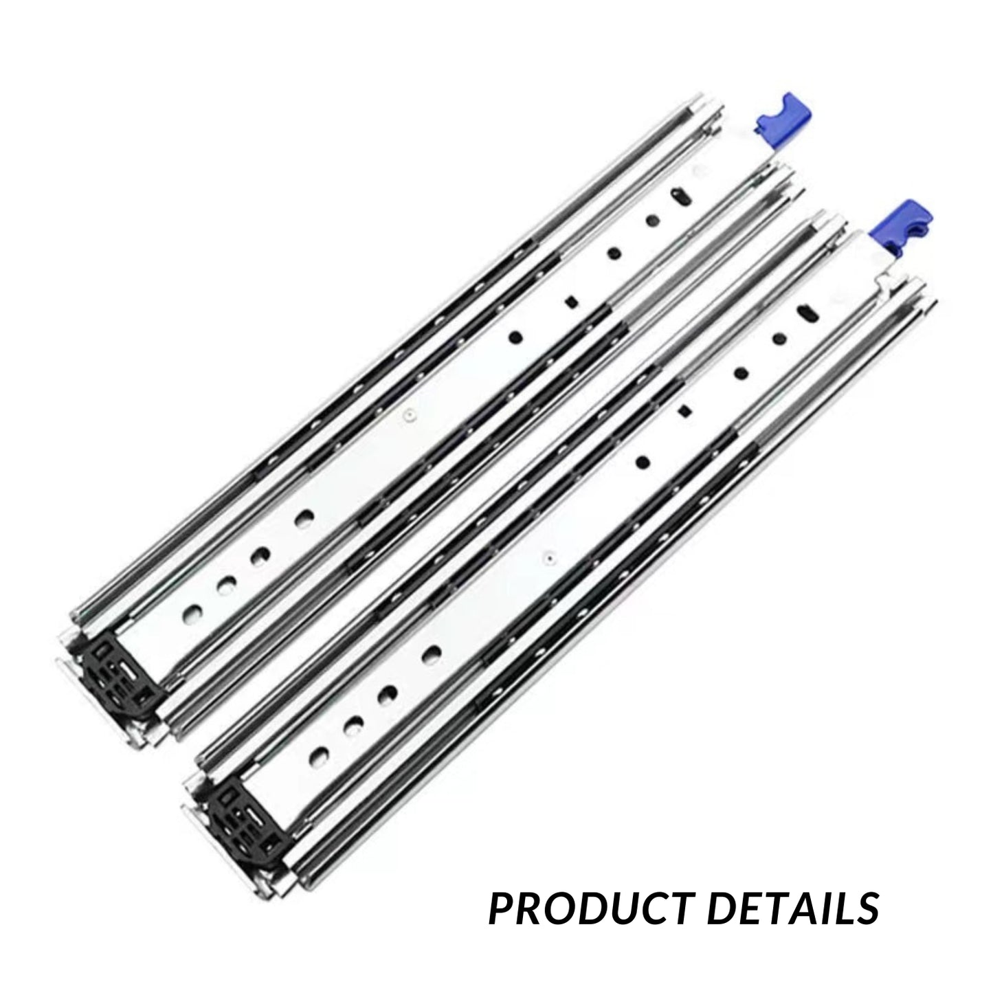 7603-T 3-Fold Full Etension Heavy Duty Drawer Slide With Lock Mechenism