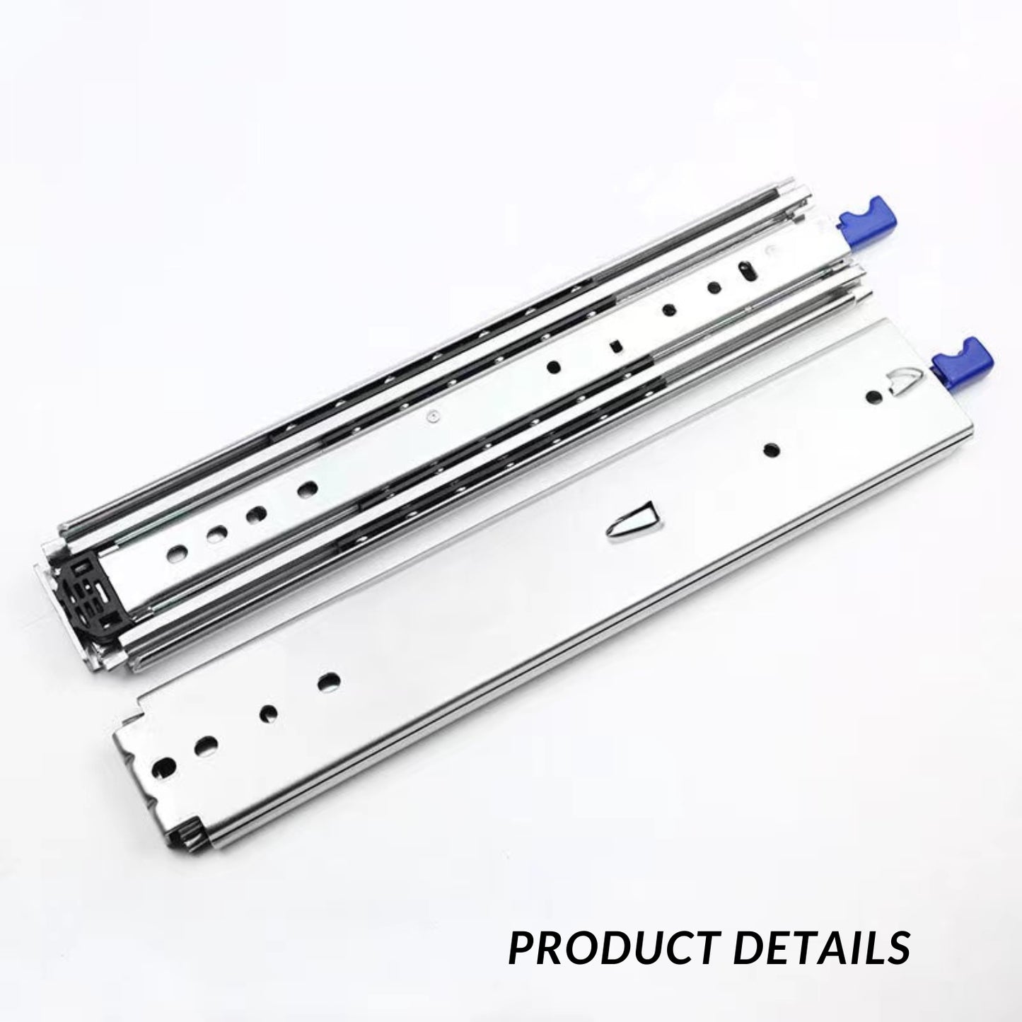7603-T 3-Fold Full Etension Heavy Duty Drawer Slide With Lock Mechenism