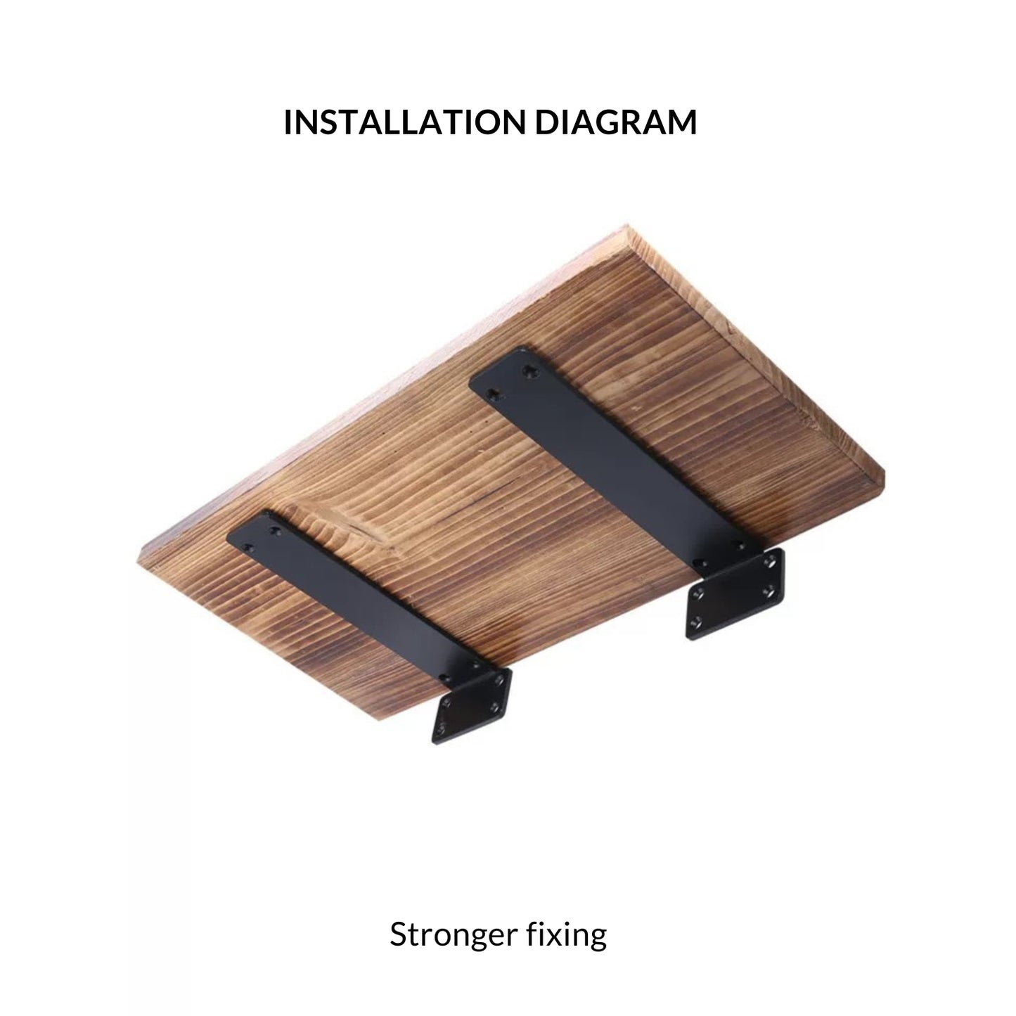 90°Heavy Duty Overhead Spacer Bracket 1 Pair