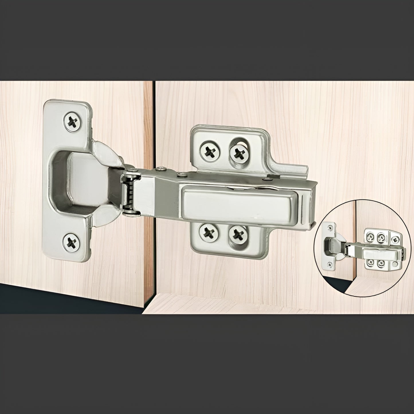 F06 Soft-closing Cam Adjustment Clip-on Hinge Built-in damping 1 Pair