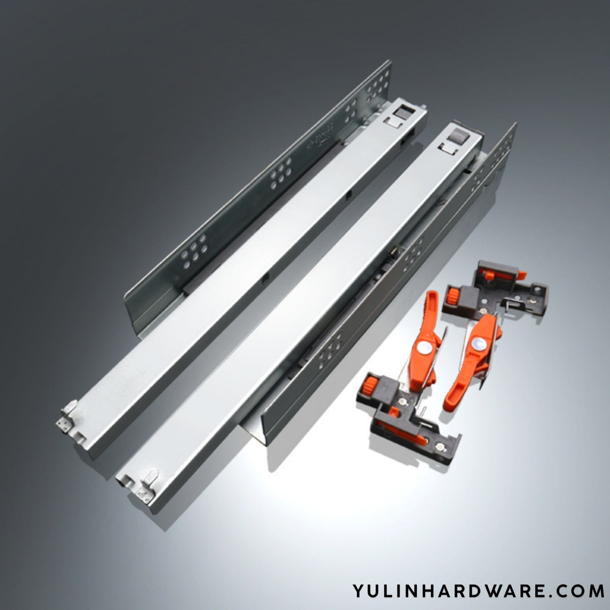 K3F1E Soft-closing Concealed Full Extension Slide Undermount Drawer Slides 1PAIR