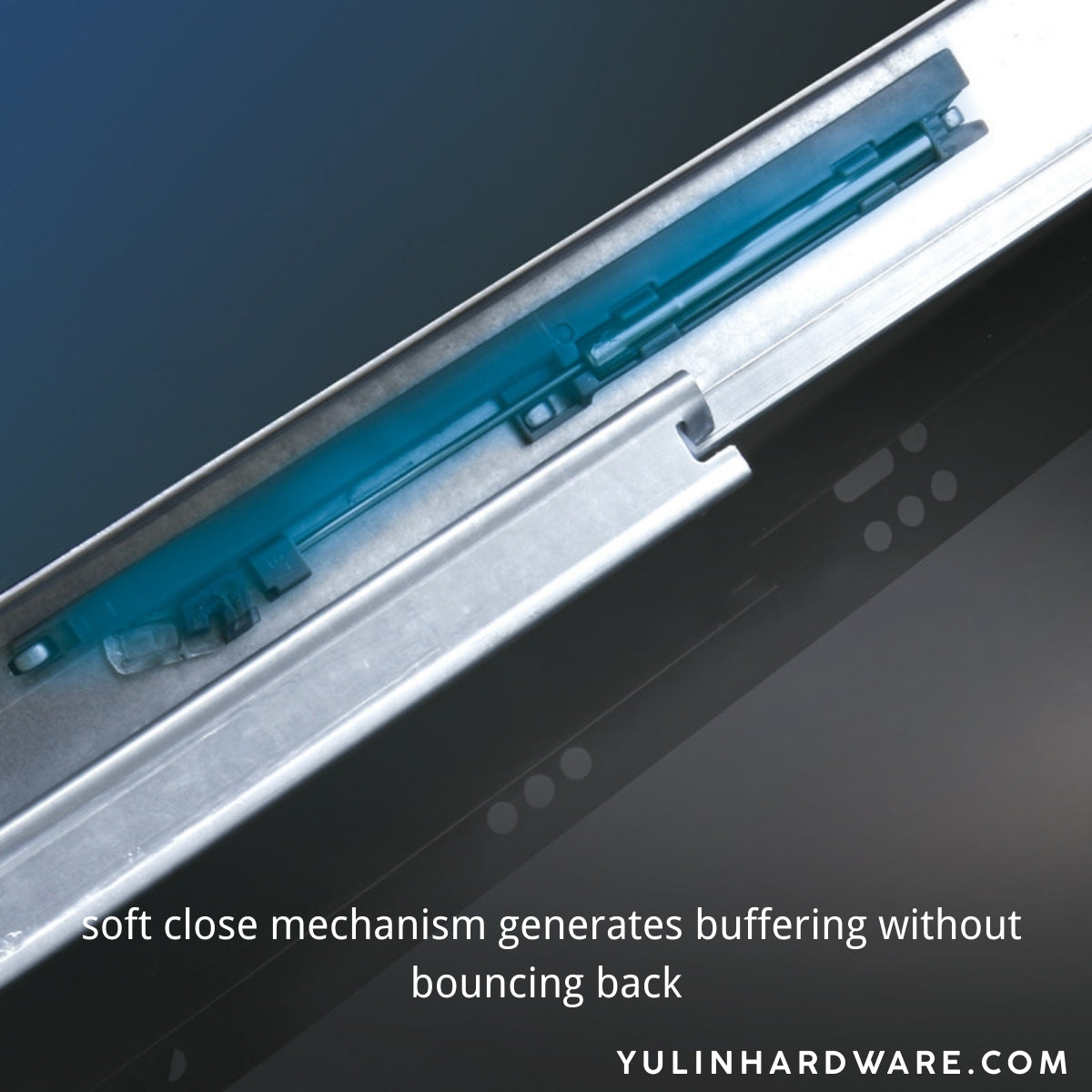 K3F1E Soft-closing Concealed Full Extension Slide Undermount Drawer Slides 1PAIR