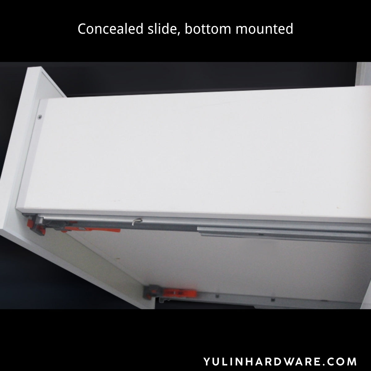 K3F1E Soft-closing Concealed Full Extension Slide Undermount Drawer Slides 1PAIR