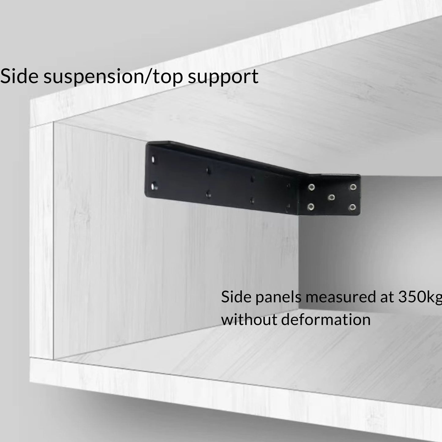 Mueble de TV suspendido, soporte de carga, soporte de suspensión, soporte de escritorio suspendido, armario colgante para colgar en la pared