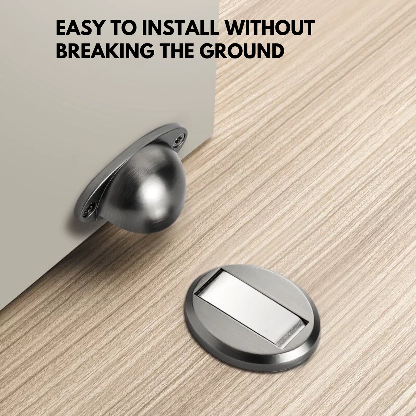 Zinc Alloy Interior Magnetic Door Stoppers Bedroom Bathroom