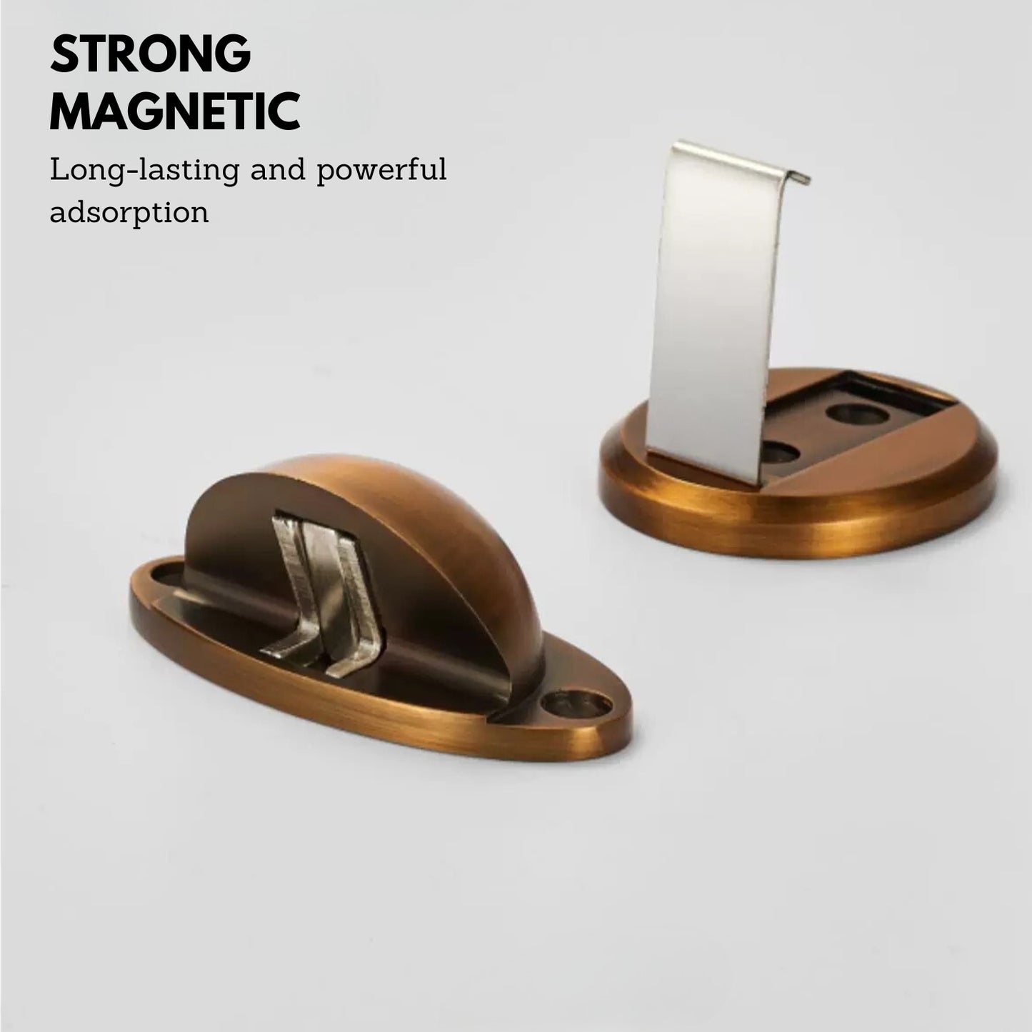 Zinc Alloy Interior Magnetic Door Stoppers Bedroom Bathroom