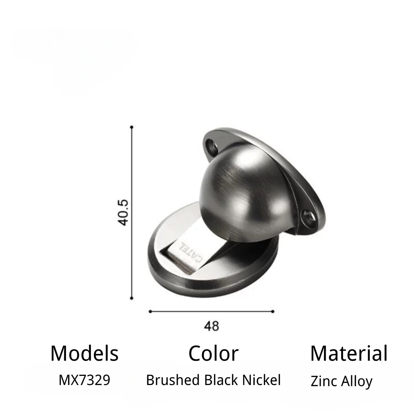 Zinc Alloy Interior Magnetic Door Stoppers Bedroom Bathroom