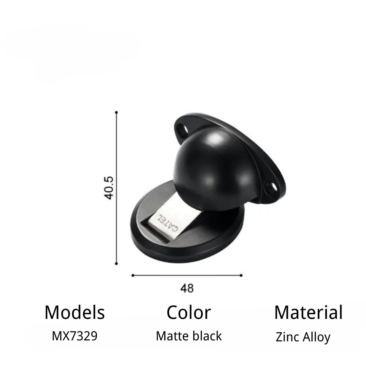 Zinc Alloy Interior Magnetic Door Stoppers Bedroom Bathroom