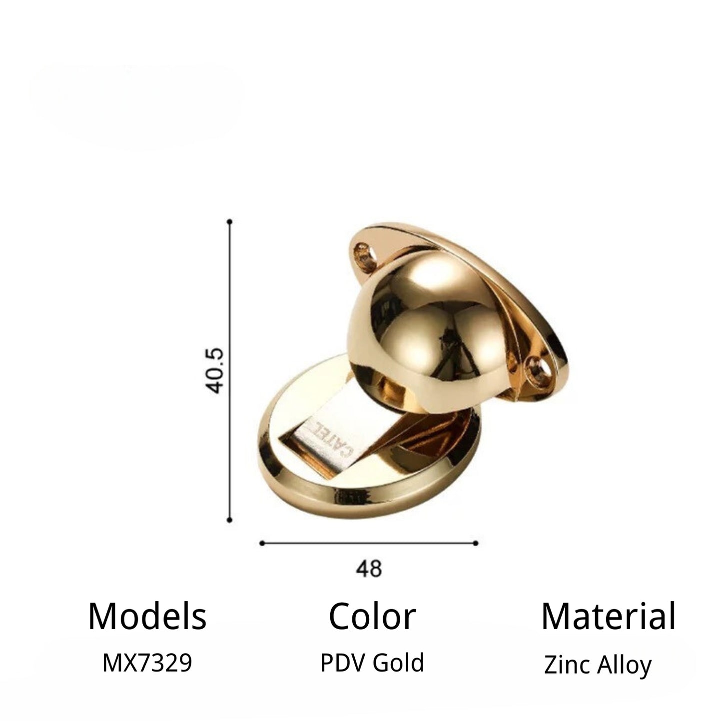Zinc Alloy Interior Magnetic Door Stoppers Bedroom Bathroom