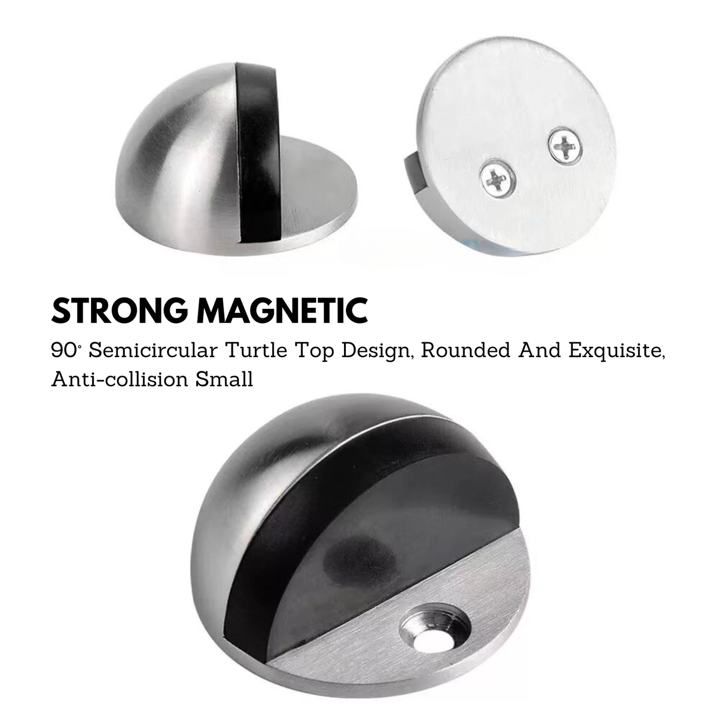 Zinc Alloy Interior Door Stoppers Bedroom Bathroom