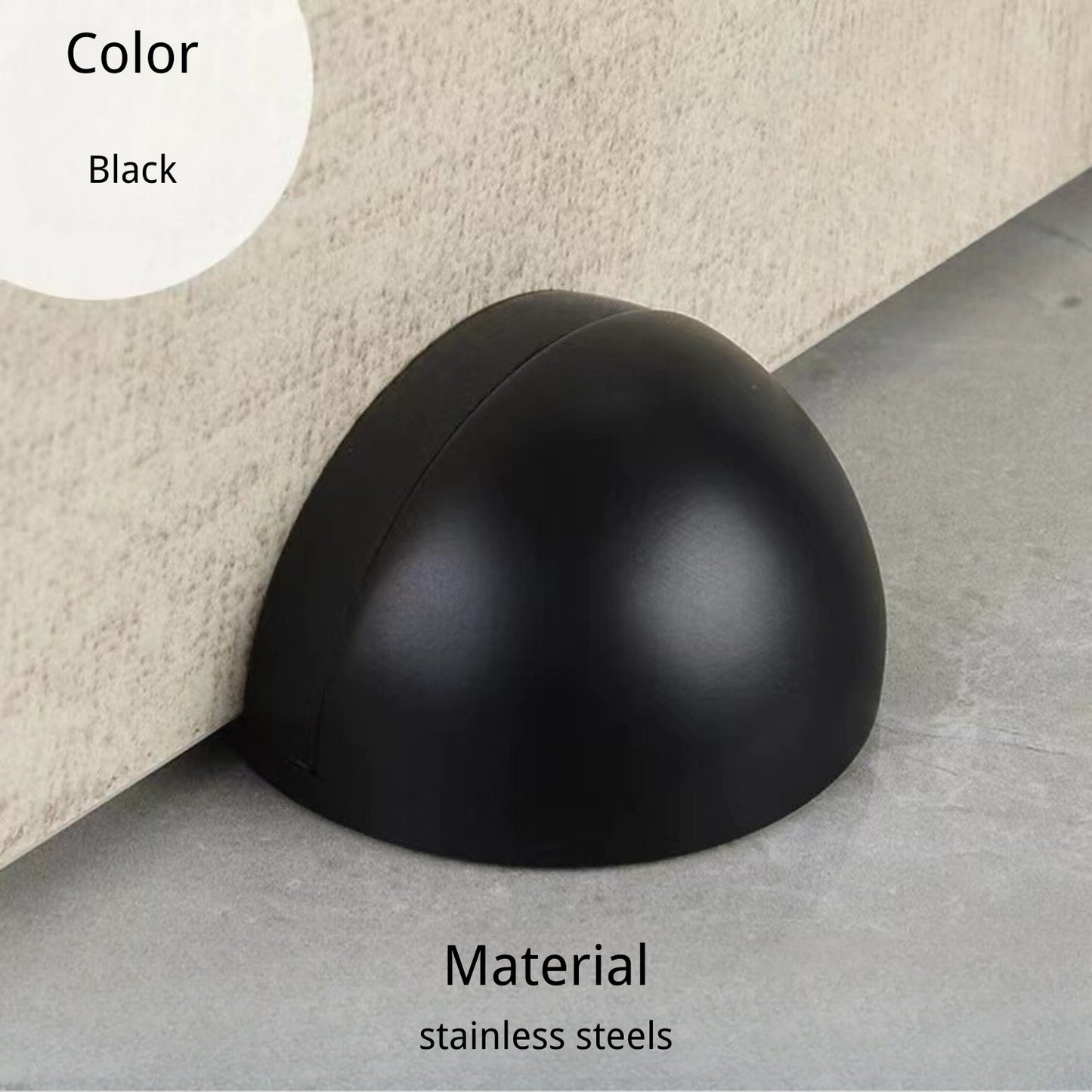 Zinc Alloy Interior Door Stoppers Bedroom Bathroom