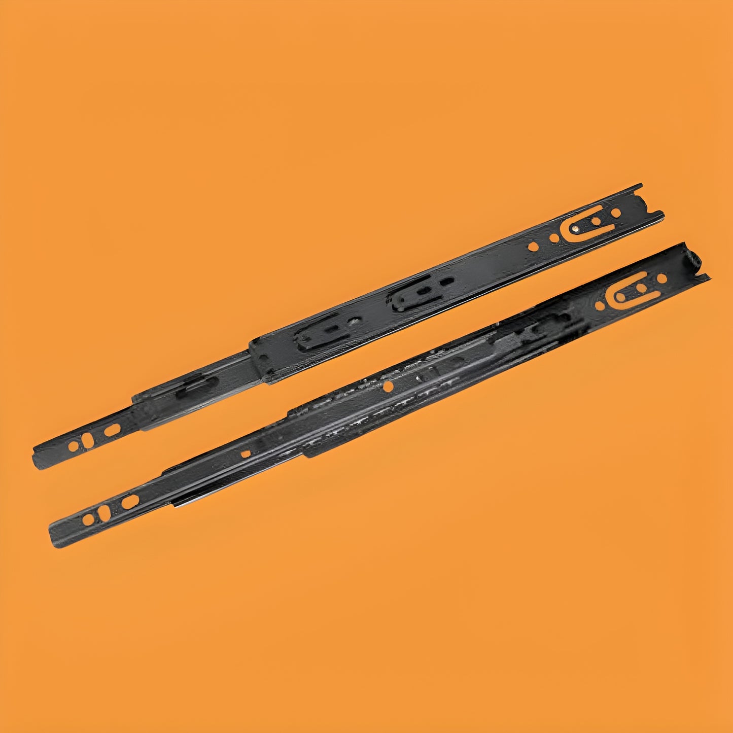 4501FC-03B Soft-closing Full Extension Ball Bearing Slide Drawer Tracks 1-Pair Single spring cushion model