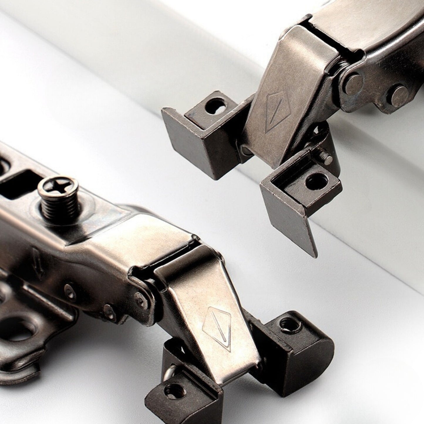 Aluminum Frame Glass Door Wine Cabinet Damping Buffer Hydraulic Hinge
