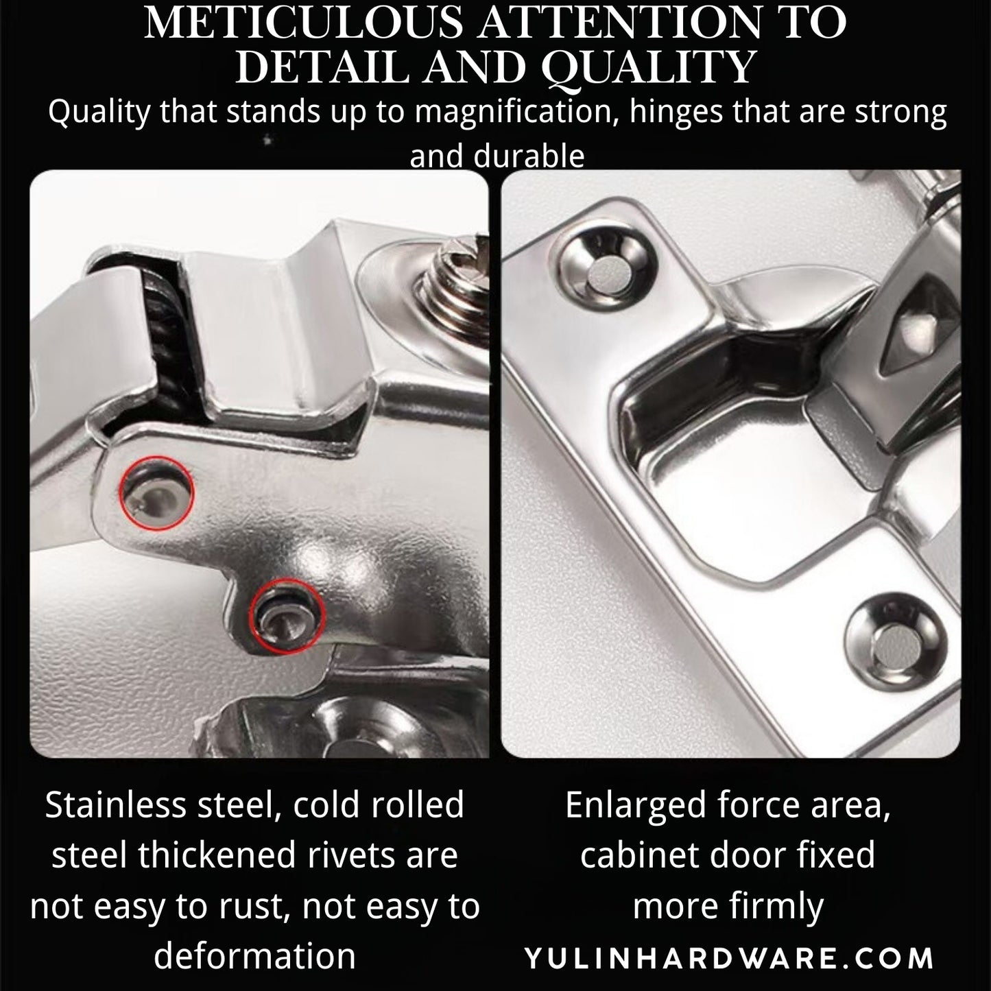 American Stainless Short Arm Hinge