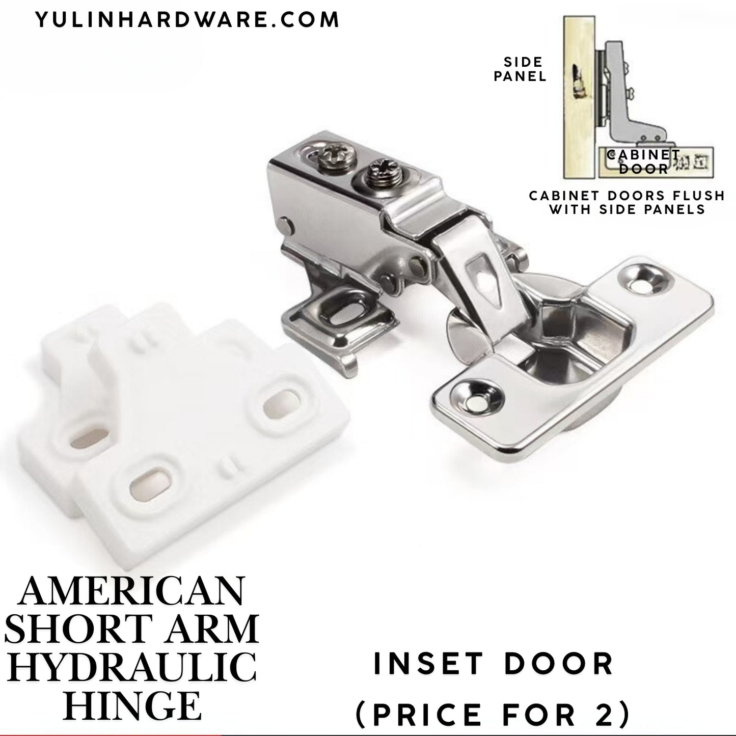 American Stainless Short Arm Hinge