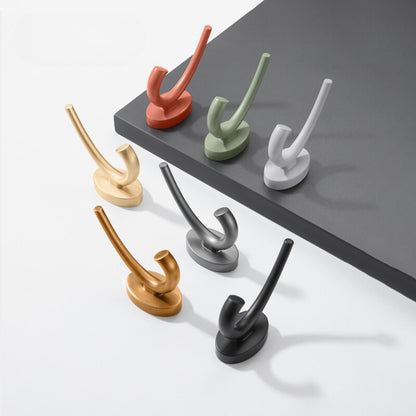 7206 Light Luxury Zinc Alloy C-Coat Hooks