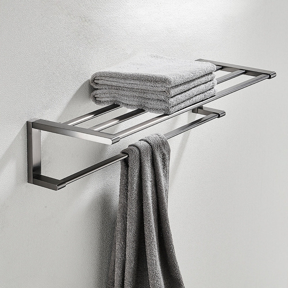 Wall Mounted Round Bathroom Towel Rack