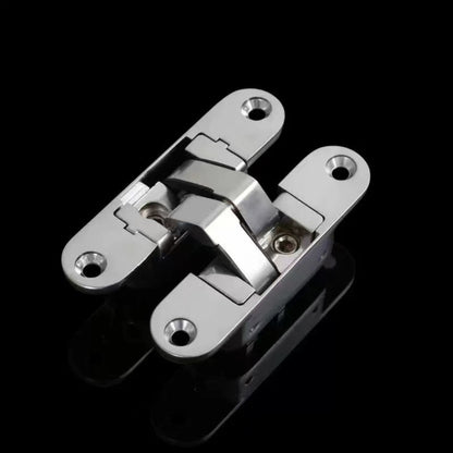 Right-left Distinction Three Dimensional Adjustable Hidden Hinge Cross Wooden Door Hinge 1 pcs