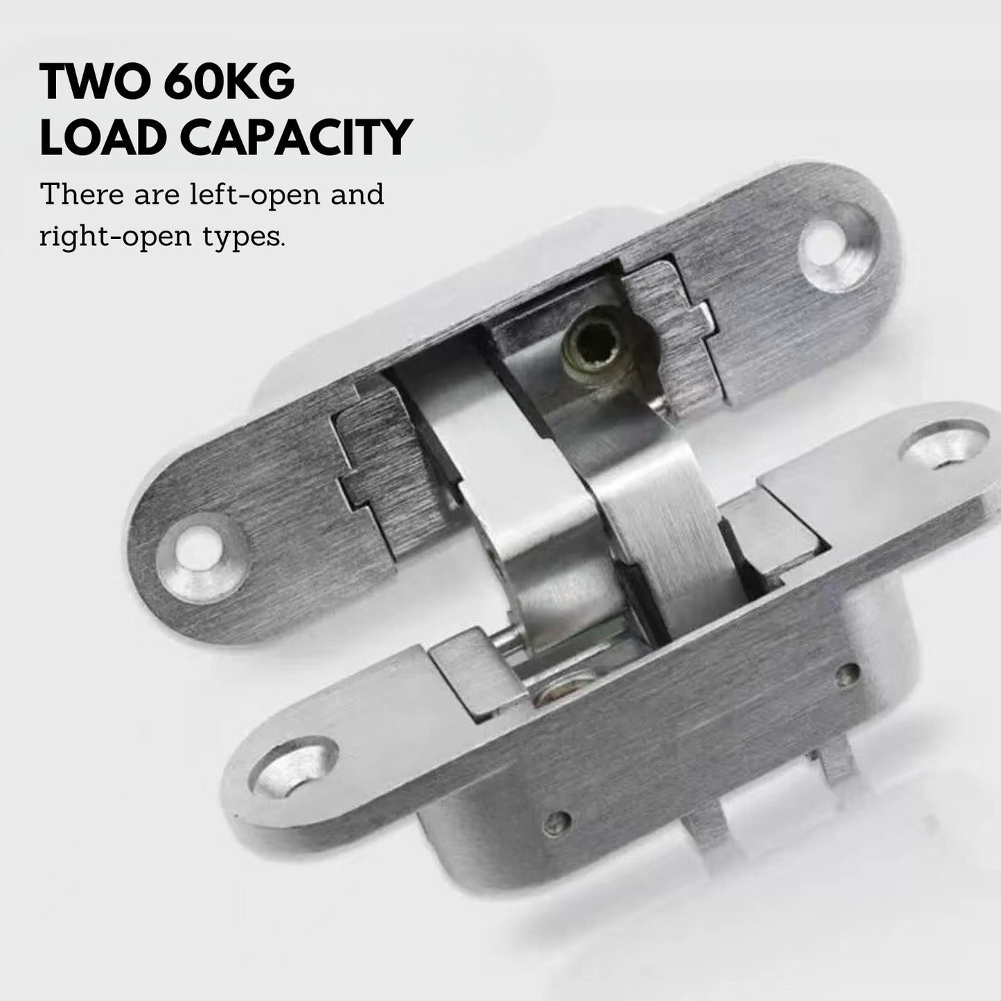 Right-left Distinction Three Dimensional Adjustable Hidden Hinge Cross Wooden Door Hinge 1 pcs