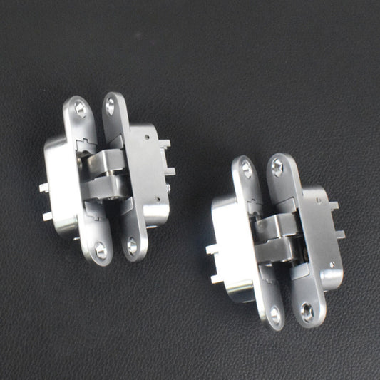 Small Right-left Distinction Three Dimensional Adjustable Hidden Hinge Cross Wooden Door Hinge 1 pcs