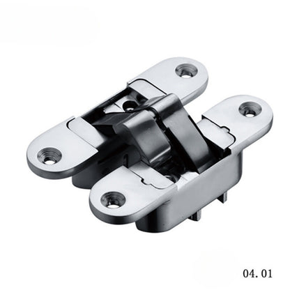 Small Right-left Distinction Three Dimensional Adjustable Hidden Hinge Cross Wooden Door Hinge 1 pcs