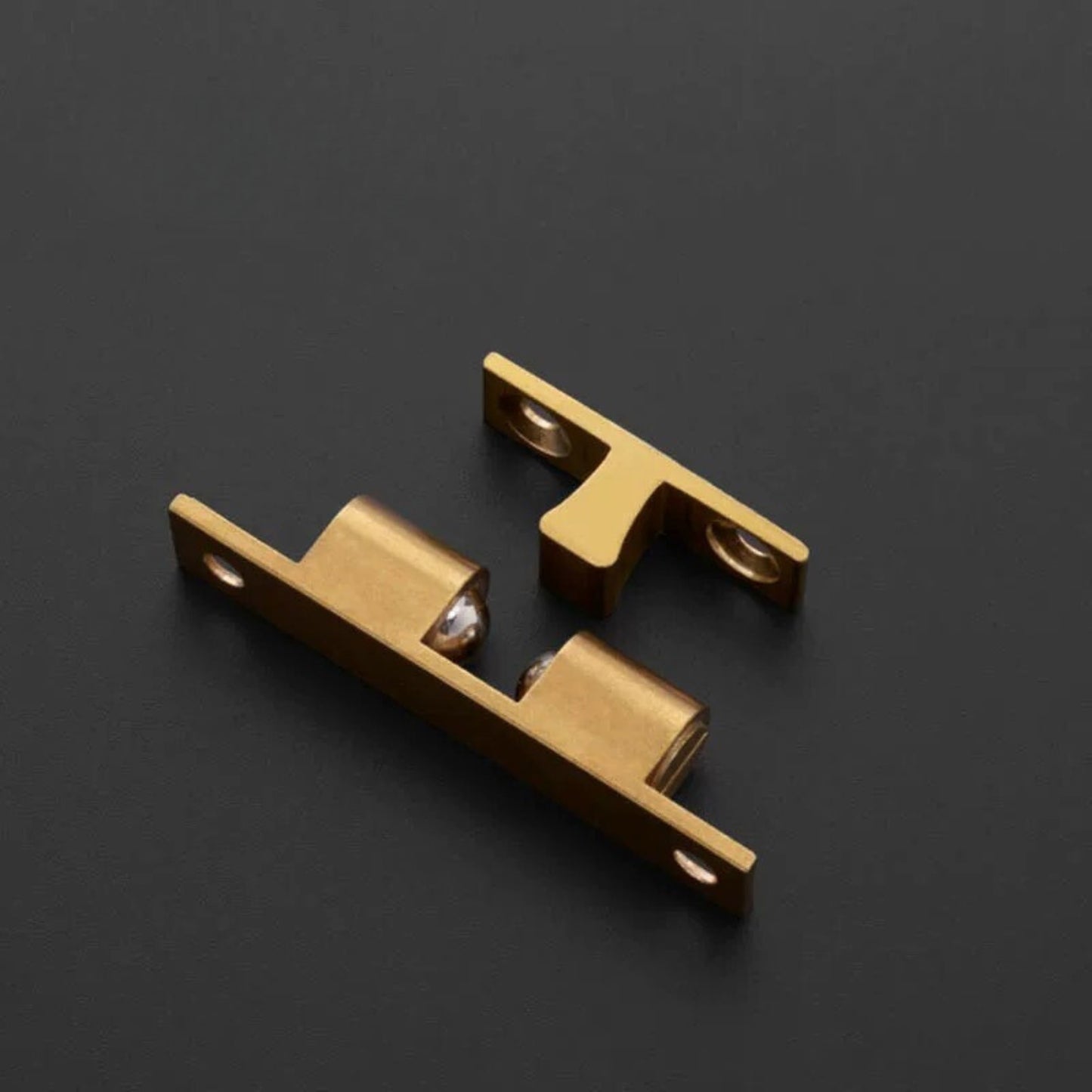 Solid Brass Cabinet Door Closet Ball Tension Catch Latch