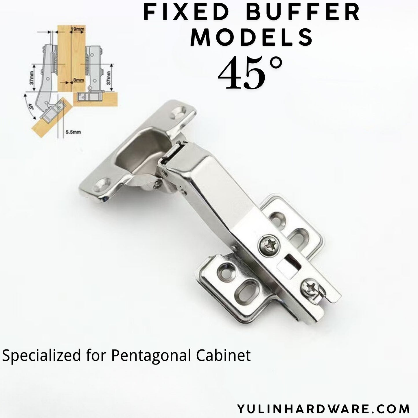 Special Angle Shaped Hinges