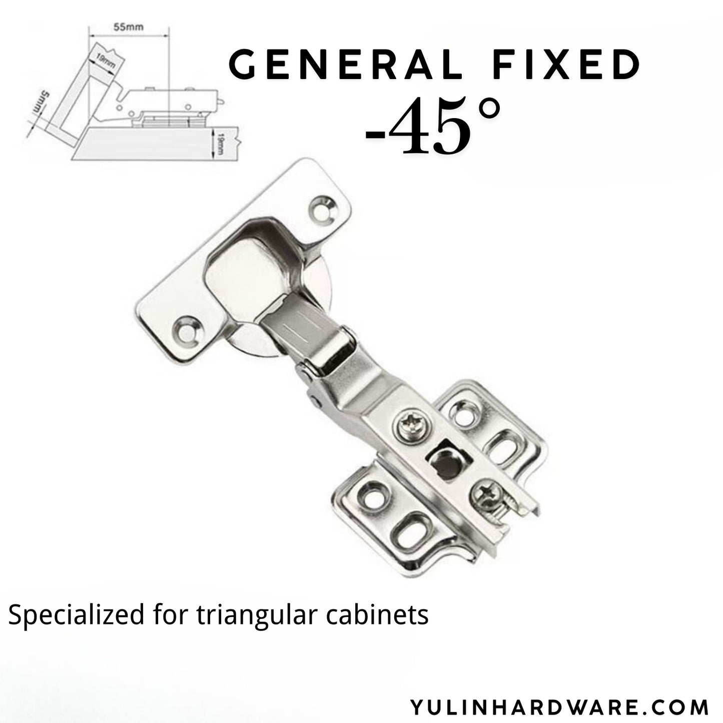 Special Angle Shaped Hinges