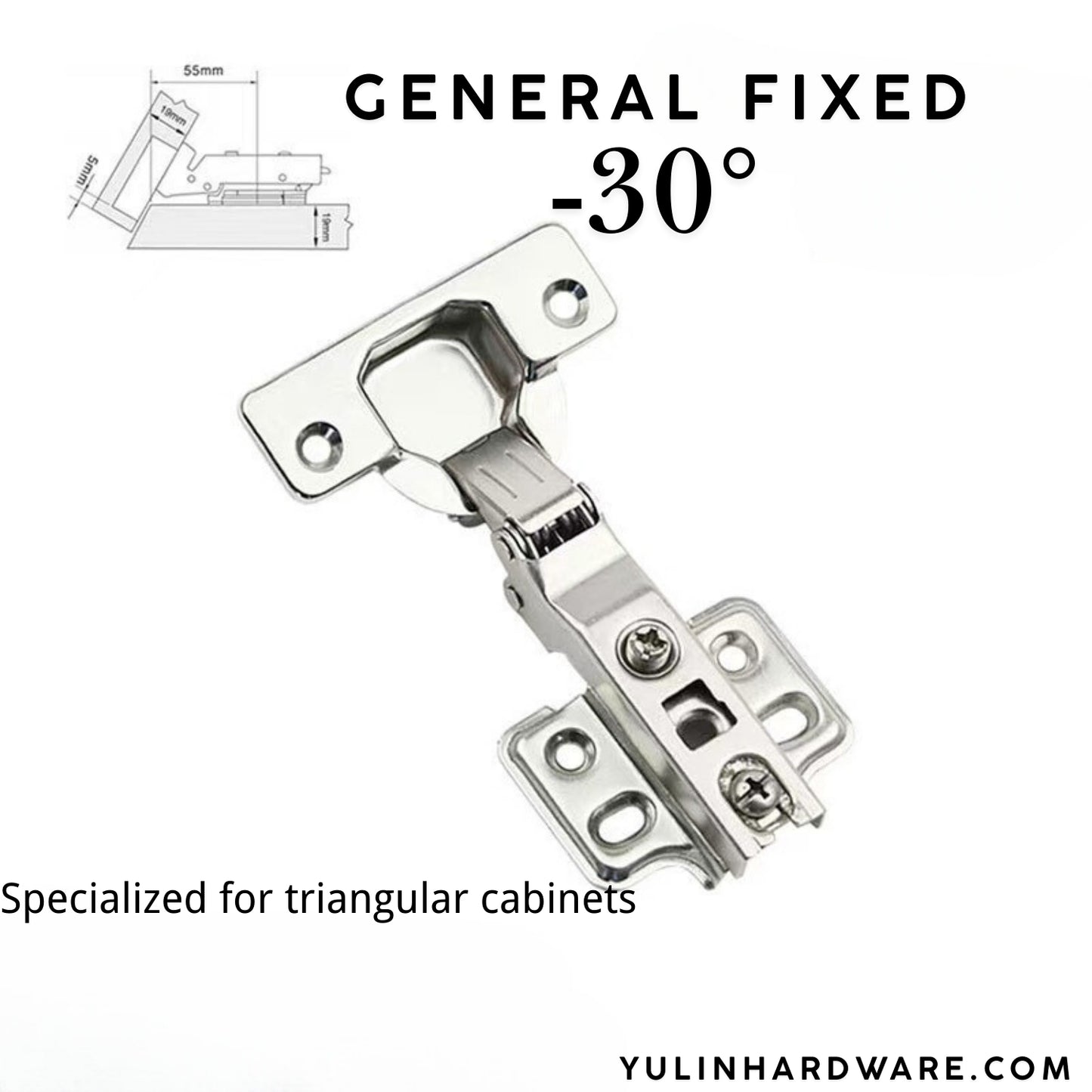 Special Angle Shaped Hinges