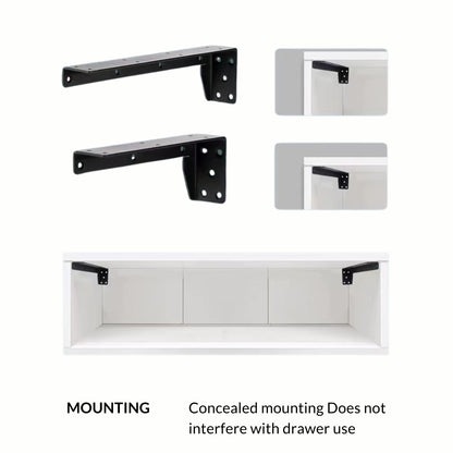 Suspended TV Cabinet Load-bearing Support Bracket Suspension Bracket Suspended Desk Bracket Wall Hanging Hanging Cabinet