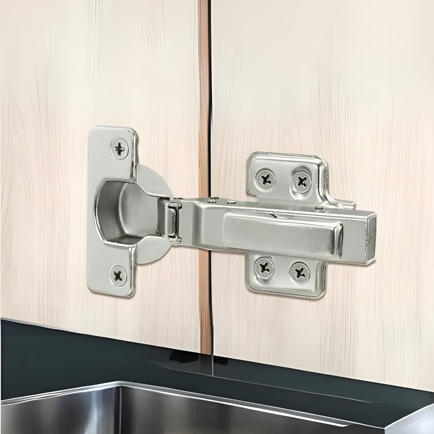 T29 Two way soft-closing clip-on thick door hinge 1PAIR