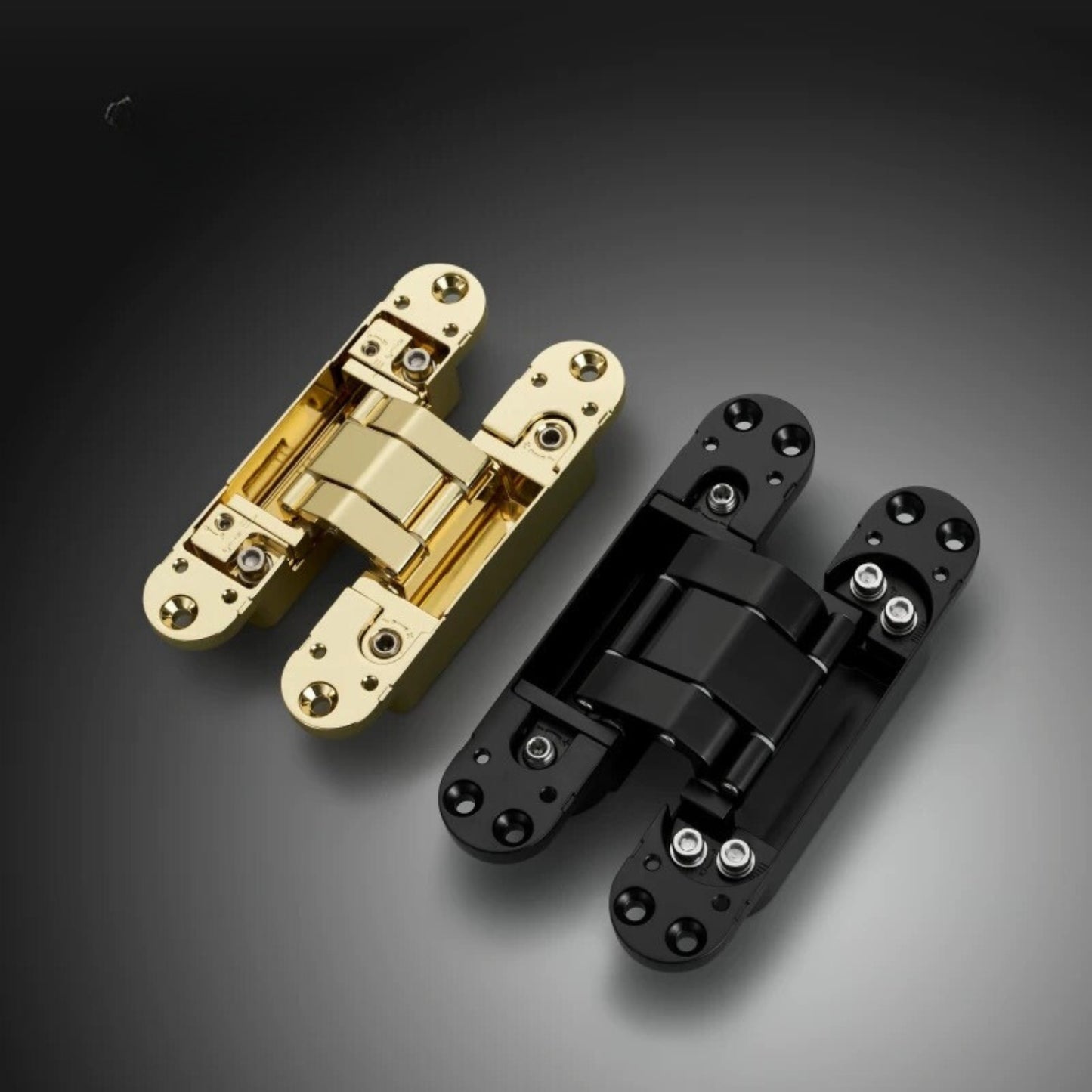 Three Dimensional Adjustable Hidden Hinge Cross Wooden Door Hinge 1 pcs