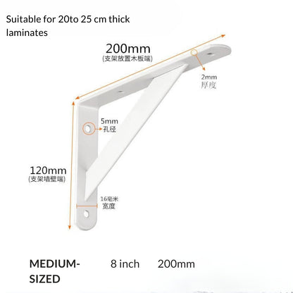 Triangle Shelf Bracket  L Bracket